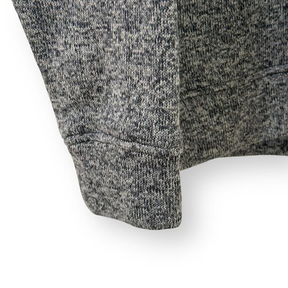 Eddie Bauer Radiator 1/4 Snap Mock Pullover Sweater Fleece Mens L Gray Heather - Picture 4 of 8